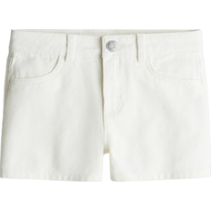 H&M Girls Superstretch Denim Shorts - White