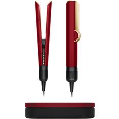 Red Hair Straighteners Dyson Airstrait Straightener Red Velvet/Gold