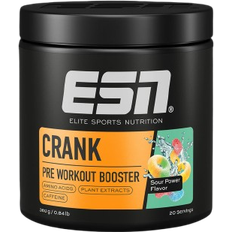 ESN crank pre workout booster blackberry geschmack 380g