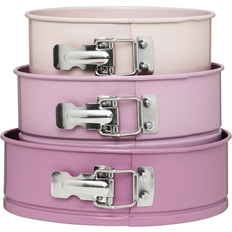 Rund Springformar Panduro Hobby Set 3 vackra pastellfärger Springform