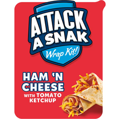 Attack Ham 'n Cheese Wrap Kit with Tomato Ketchup 86g 1pack