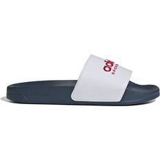 adidas Adilette Shower - Cloud White/Better Scarlet/Team Navy Blue 2