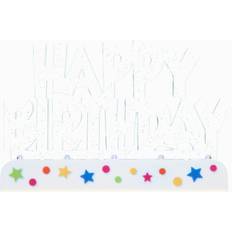 Way to Celebrate Happy Birthday Flashing Cake Topper Cake Decoration