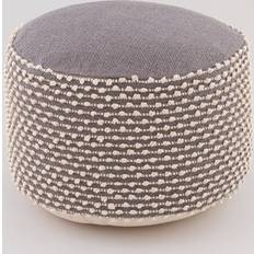 Cottons Poufs Dunelm Jersey Bobble Round Pouffe 50cm