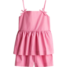 Rosa Övriga sets H&M Cotton Poplin Set 2-piece- Pink (1276867001)