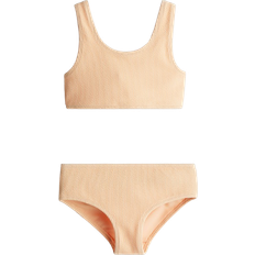 H&M Textured Swimsuit 2-piece - Peach Pink (1276355002)
