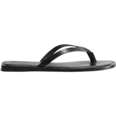39 - Läder Flip-Flops H&M Leather Flip-Flops - Black