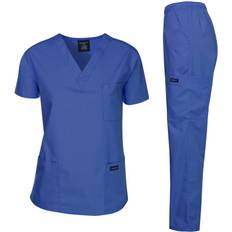 Dagacci Medical Uniform Set - Royal Blue