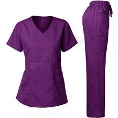 Dagacci Medical Uniform Set - Purple