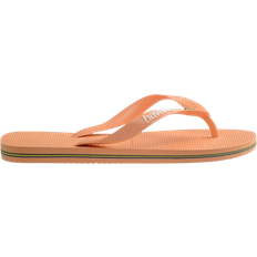 Dam - Orange Flip-Flops Havaianas Brasil Logo - Peach