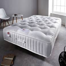 Somnior Diamond 3000 Pocket Sprung Medium Firm Mattress - White - Single Coil Spring Matress 92x193cm