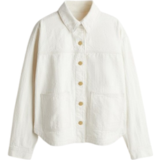 H&M Twill Overshirt - White