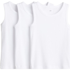 H&M Pojke Vit 3-pack tanktop bomull
