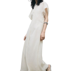 H&M Linen Blend Dress - Cream
