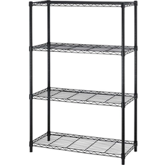 4 Tier Black Shelving System 36x54"