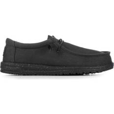 Hey Dude 42 Skor Hey Dude Wally Canvas - Black