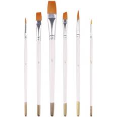 Brushes Penselsæt Hvid/Guld 6-Pak