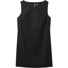 GAP Linen Blend Mini Shift Dress - True Black