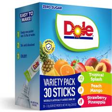 Lactose Free Drink Mixes Dole Zero Sugar Powdered Drink Mix Variety Pack 81g 30pcs 1pack