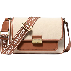 Michael Kors Bradshaw Medium Canvas Messenger Bag - Luggage