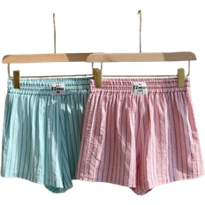 Shein Womens New Simple Daily Striped Shorts Packs