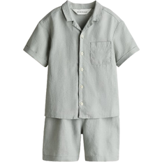 H&M Jungen 2-teiliges Leinenset - Grün