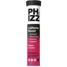 Effervescent Tablets Supplements Phizz Cherry + Caffeine Boost 3-in-1 Hydration, Electrolytes Effervescent 20 pcs