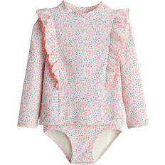 Lange ærmer UV-sæt Børnetøj H&M Upf 50 Swim Set - Pink/Floral (1247170002)