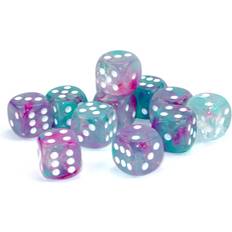 Chessex Nebula Wisteria/White Luminary 16mm D6 Dice Block