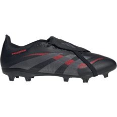 Men - adidas Predator Football Shoes adidas Predator League Fold Over Tongue FG/MG - Core Black/Grey Four/Lucid Red