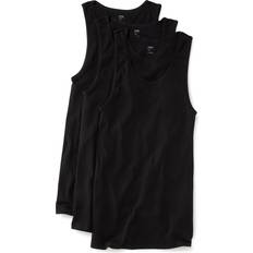 Old Navy Go-Dry Rib-Knit Tank Tops 3-pack - Black Jack