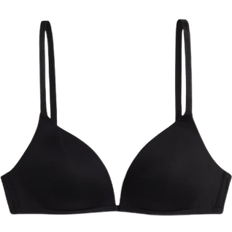 H&M Padded Bra in Micro Without Underwire - Black