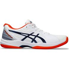 Polyurethane Racket Sport Shoes Asics Solution Swift FF Clay M - White/Blue Expanse