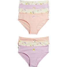 110/116 Underkläder H&M Cotton Briefs 7-pack - Peach Pink/Squishmallows (1214429021)