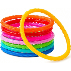 Shein 4pcs Random Color Swimming Pool Diving Toys, 5.9in Diameter PVC Soft Material Diving Rings