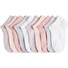 H&M Shaftless Socks 10-pack - Light Pink/Grey/White (1156884004)