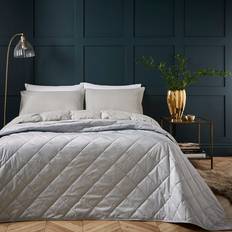 Dunelm Castleton Bedspread Grey (235x235cm)