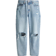 H&M Barrel High Jeans - Light Denim Blue