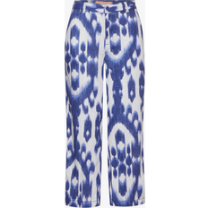 Street One 7/8 Linnen Trousers - Deep Water Blue