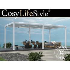 Dancover Bioklimatisk Pergola Pavillon San Pablo Hvid 4x5.8m