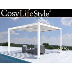 Dancover Bioklimatisk Pergola Pavillon San Pablo Hvid 4x4m