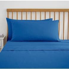 Dunelm Pure Cotton Kingsize Pillow Case Blue (90x50cm)
