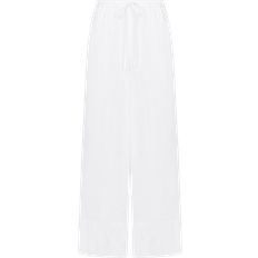 VILLOID Liz Soft Linen Pants - White