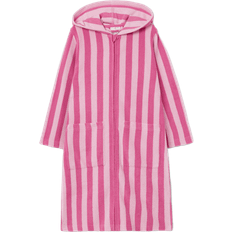 RIKIKI Tintin Terry Bathrobe - Pink Stripe