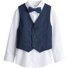 H&M Gutt Blå 3-delt dresset sett 9-10Y