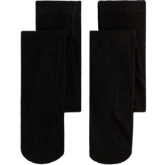 H&M Fine-Knit Tights Black 2-Pack