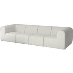 Trä - Vita Soffor IKEA Stockholm Animal Grey/White Soffa 308cm 4-sits