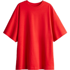 H&M Oversized T-shirt - Bright Red