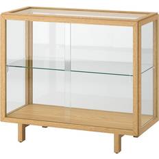 Träfiber Vitrinskåp IKEA Stockholm Transparent/Natural Vitrinskåp 100x85.5cm
