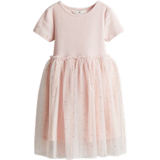 Kleider H&M Tulle Skirt Dress - Light Pink/Hearts (1281499010)